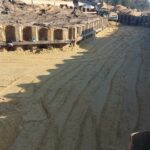 27.01.25 A2 odc.6 obiekt Pzsg-38B podpora 1B - demontaż ram i rozpor, wymiana gruntu na ukończeniu (brakuje 1 warstwy do projektowanego poziomu posadowienia)