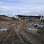 28 stycznia km 602+900’ budowa nasypu budowa ustroju nośnego WD_69A