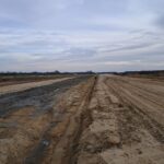 28 stycznia km 603+600’ zabezpieczenie podbudowy C5_6 i C8_10 drenaż w pasie dzielącym