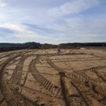 28 stycznia km 608+950 budowa nasypu i kanalizacji deszczowej