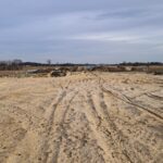 28 stycznia km 610+700’ budowa nasypu widok w kierunku odcinka IX