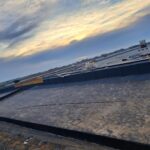 28.01.2025 A2 odc.6 obiekt WA-45a zaizolowano płyty przejsciowe P1 I P4