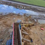 29.01.2025 WA-45A betonowanie gzymsów na murach z gruntu zbrojonego podpora P4 oraz końcówek kap chodnikowych