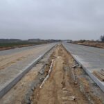 04 lutego km 598+200 nawierzchnia betonowa C35_45 widok w kierunku odcinka VII