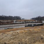 04 lutego km 599+700’ budowa nasypu budowa podpór PZM-13L(L, P)