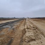 04 lutego km 603+600’ zabezpieczenie podbudowy C5_6 i C8_10 drenaż w pasie dzielącym