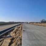 10 lutego km 598+200 nawierzchnia betonowa C35_45 widok w kierunku odcinka VII