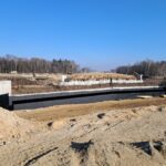 10 lutego km 599+700’ budowa nasypu budowa podpór PZM-13L(L, P)