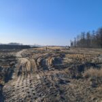 10 lutego km 602+900 budowa nasypu