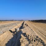 10 lutego km 603+600’ zabezpieczenie podbudowy C5_6 i C8_10 drenaż w pasie dzielącym