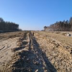 10 lutego km 606+150 zabezpieczenie podbudowy C5_6 drenaż w pasie dzielącym