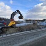 17 lutego km 602+900’ budowa nasypu budowa ustroju nośnego WD_69A