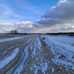 17 lutego km 604+400’ zabezpieczenie piaskiem podbudowy zasadniczej C8_10