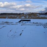 17 lutego km 608+300’ budowa nasypu wykonano izolację płyty przejściowej i zespalającej PZM_14A