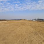 24 lutego km 601+500’ budowa nasypu