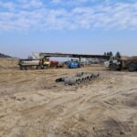 24 lutego km 602+900’ budowa nasypu budowa ustroju nośnego WD_69A