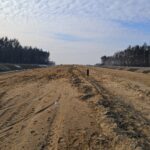 24 lutego km 606+150 zabezpieczenie podbudowy C5_6 drenaż w pasie dzielącym