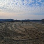 24 lutego km 608+950 budowa nasypu i kanalizacji deszczowej