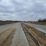 03 marca km 598+200 nawierzchnia betonowa C35_45 widok w kierunku odcinka VII