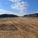 03 marca km 608+300 budowa nasypu budowa kanalizacji deszczowej