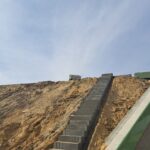 07.03.2025  obiekt WD-49 oraz obiekt WD-50 układanie schodów skarpowych