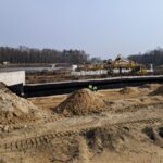 11 marca km 599+700’ budowa nasypu budowa podpór PZM-13L(L, P)