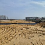 11 marca km 608+950’ budowa nasypu wykonano izolację płyty przejściowej i zespalającej PP_69