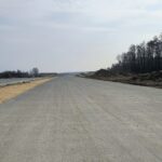 11.03.2025 Widok na trase główną jezdnia prawa za obiektem PZŚg 38A