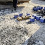 11.03.2025 Zarób próbny - betonu nawierzchniowego - próbki do późniejszego badania 1