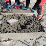 11.03.2025 Zarób próbny - betonu nawierzchniowego - próbki do późniejszego badania 2