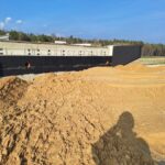 12.03.2025 obiekt WD44 podpora P1 i P3 izolacja ścianki zaplecznej