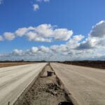 17 marca km 603+600’ podbudowa pomocnicza C5_6 i zasadnicza C8_10 drenaż w pasie dzielącym