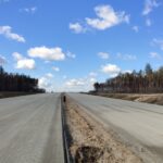 17 marca km 606+150 podbudowa pomocnicza C5_6 i zasadnicza C8_10 drenaż w pasie dzielącym