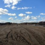 17 marca km 608+950 budowa nasypu i kanalizacji deszczowej