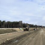 18.03.2025 Roboty ziemne przy PP 36 570+100