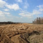 25 marca km 602+900 budowa nasypu