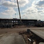 25 marca km 606+150’ roboty ziemne wykonano betonowanie przyczółku WD_72