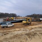 01 kwietnia km 599+700’ budowa nasypu budowa podpór PZM-13L(L, P)