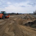 01 kwietnia km 602+900 wykonano stabilizację podłoża