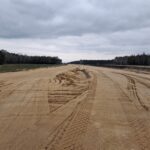 01 kwietnia km 606+900’ wykonano GWN budowa drenażu w pasie rozdziału