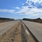 22 kwietnia km 598+200‘ wykonano nawierzchnię betonową C35_45