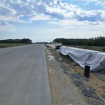 22 kwietnia km 605+300’ podbudowa zasadnicza C8_10 i nawierzchnia betonowa C35_45