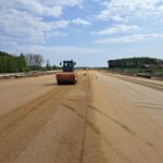 22 kwietnia km 608+950’ wykonano GWN nad płytą przejściową i zespalającą PP_69