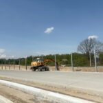 22.04.2025 Roboty na trasie głównej w km. 566+100