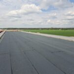 24.04.2025 obiekt WA-45a papa na ustroju nośnym- jezdnia lewa oraz ułożone żywice na kapach chodnikowych