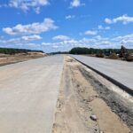 07 maja  km 598+200‘ wykonano nawierzchnię betonową C35_45