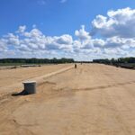 12 maja  km 608+300’ uciąglono GWN nad płytą przejściową i zespalającą PZM_14A