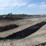 13.05.2025 597+250 ZBR-17 kształtowanie dna i skarp zbiornika