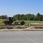 13.05.2025  Profilowanie nawierzchni z kruszywa w km. 573+000