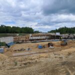 19 maja  km 599+700’ budowa nasypu budowa podpór PZM-13L(L, P)